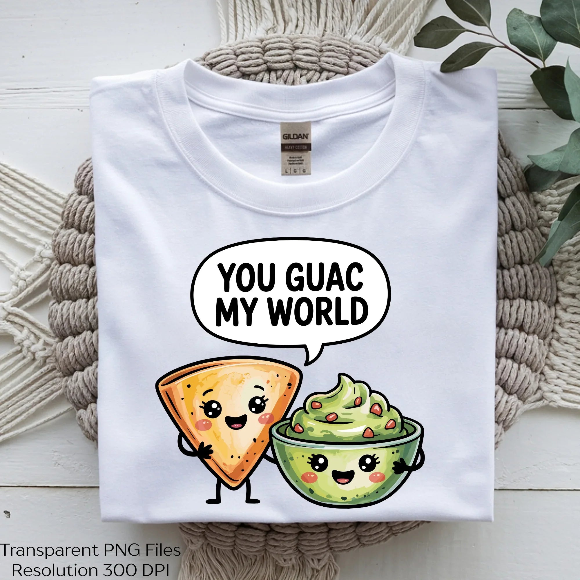 You Guac My World Kawaii Food Pun SVG Bundle - CraftNest - Digital Crafting and Art