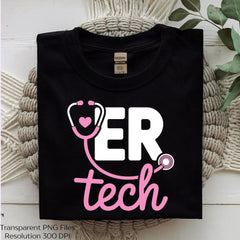ER Tech Stethoscope EREPLACEncy Room SVG Bundle - CraftNest - Digital Crafting and Art