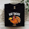 Eat Tacos Turkey Funny Thanksgiving Clipart Bundle
