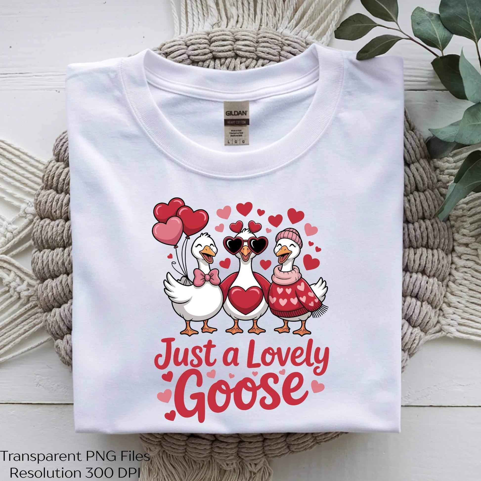 Lovely Cute Goose Valentine Day Clipart Bundle - CraftNest - Digital Crafting and Art