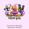 Nail Hustler Mardi Gras Boss Clipart Bundle