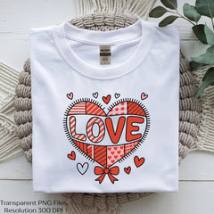 Love Heart Cute Coquette Valentine Day Clipart Bundle - CraftNest - Digital Crafting and Art