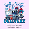 Holly Jolly Delivery Christmas Clipart Bundle