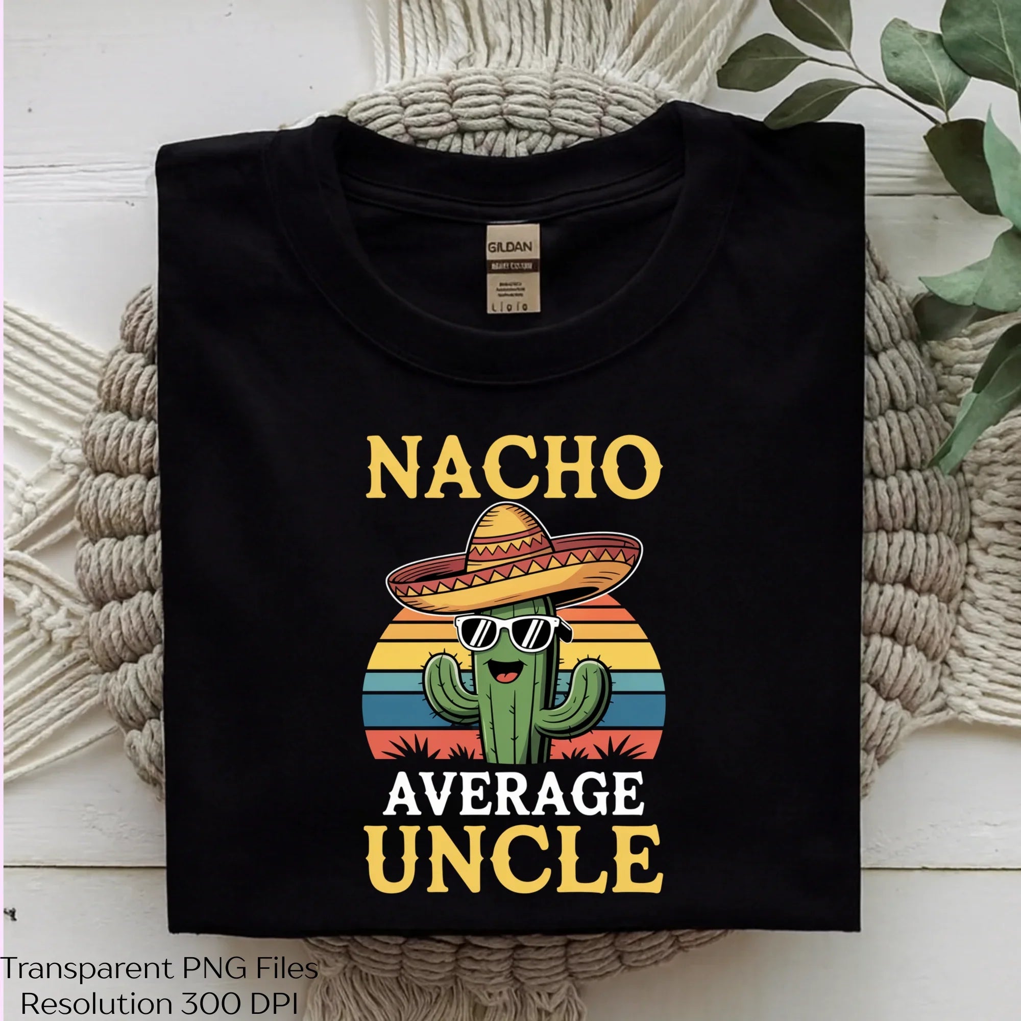 Nacho Average Uncle Funny Shirt Clipart Bundle - CraftNest - Digital Crafting and Art