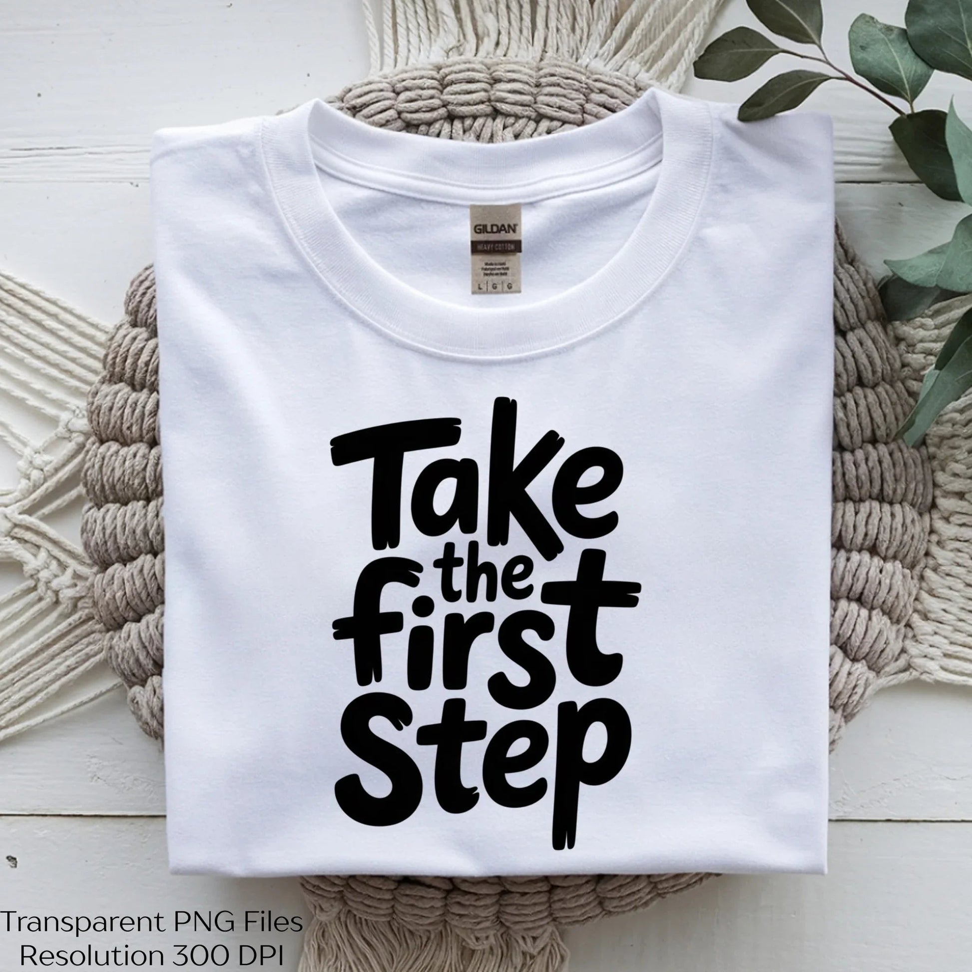 Take The First Step Motivational Shirt SVG Bundle - CraftNest - Digital Crafting and Art