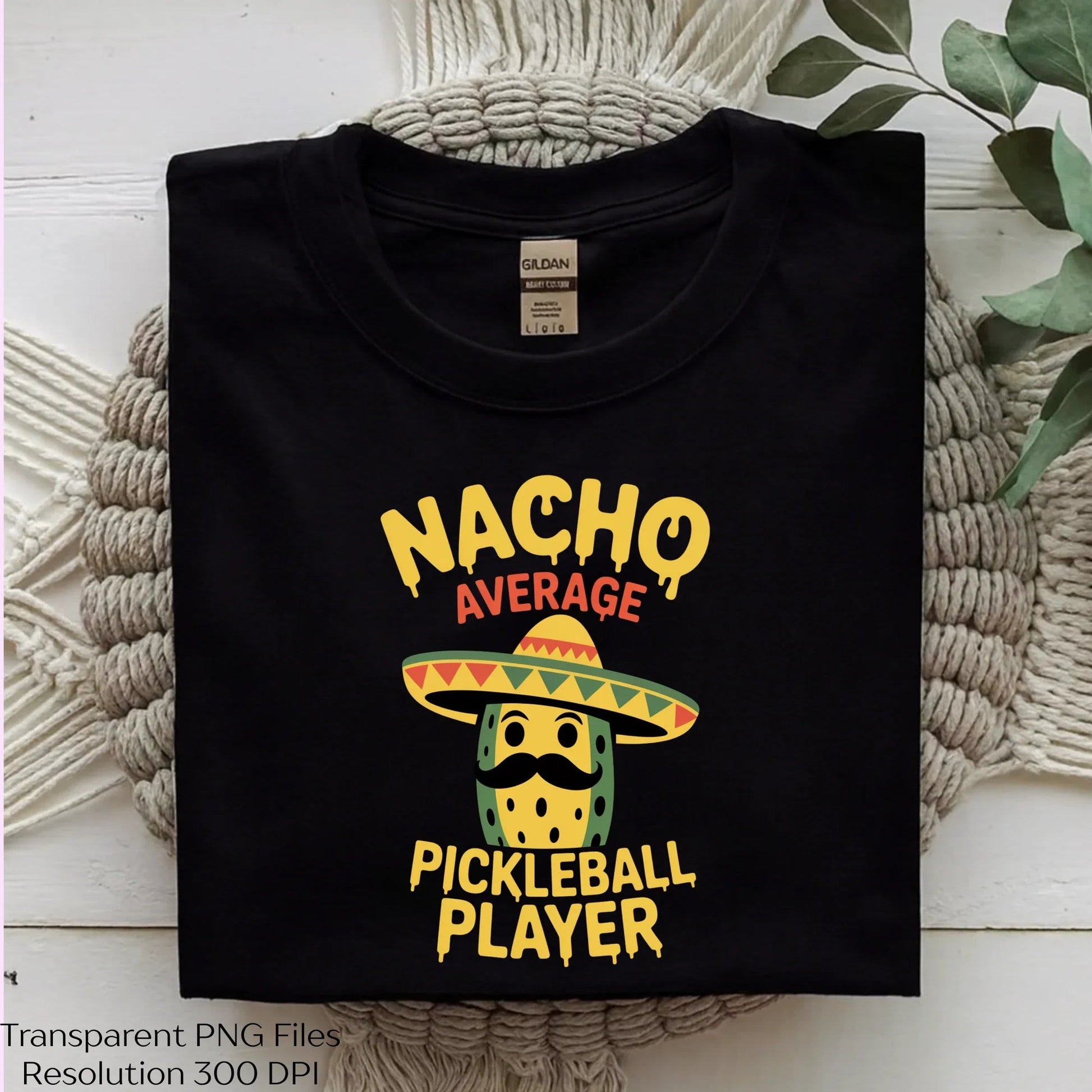 Nacho Average Pickleball Player Clipart Bundle - CraftNest - Digital Crafting and Art