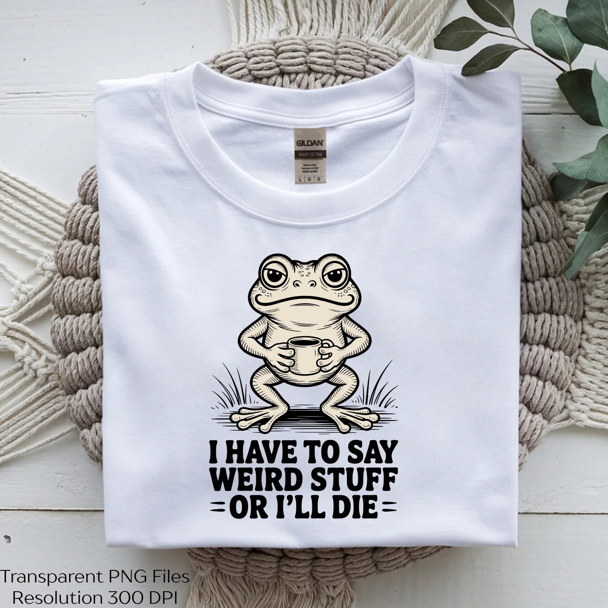 Frog Drinking Coffee Funny Shirt Clipart Bundle - CraftNest - Digital Crafting and Art