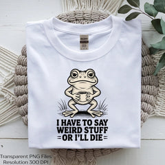 Frog Drinking Coffee Funny Shirt Clipart Bundle - CraftNest - Digital Crafting and Art