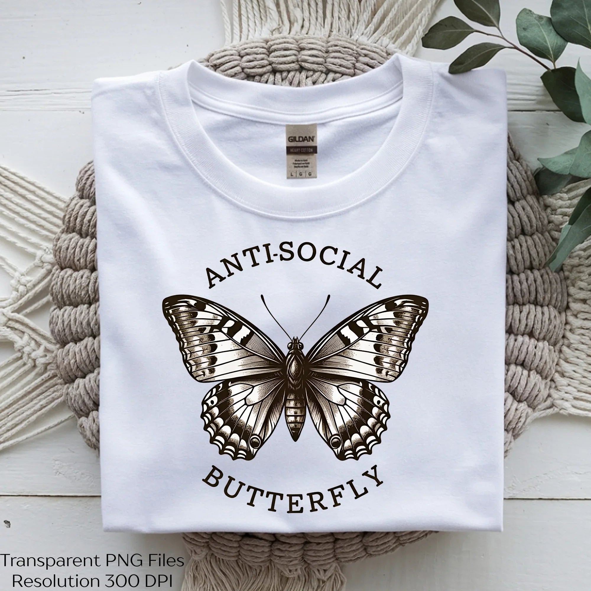 Anti Social Butterfly Shirt Clipart Bundle - CraftNest - Digital Crafting and Art