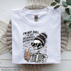 Funny Skull Coffee Lover Sarcastic Shirt Clipart Bundle