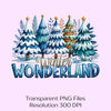 Winter Wonderland Christmas Clipart Bundle