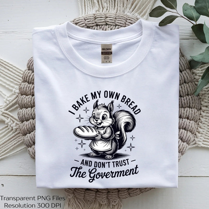 Funny Baking Squirrel Shirt SVG Bundle - CraftNest - Digital Crafting and Art