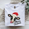 Funny Cow Christmas Embroidery Clipart Bundle
