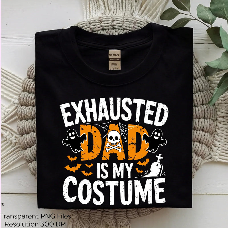 Exhausted Dad Halloween Costume SVG Bundle - CraftNest - Digital Crafting and Art
