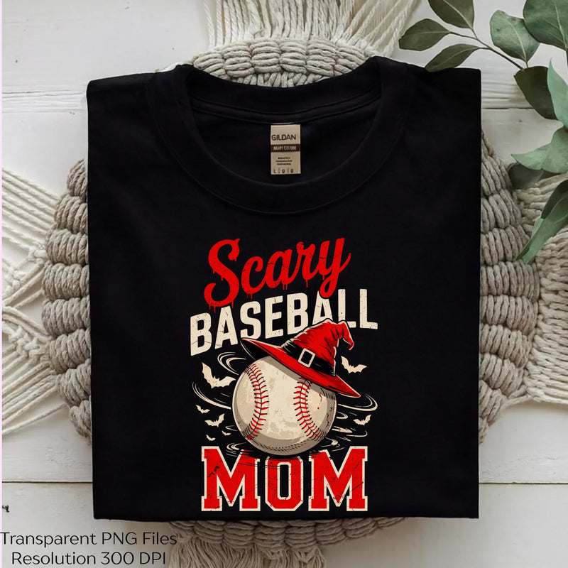 Scary Baseball Mom Halloween Witch Bat SVG Bundle - CraftNest - Digital Crafting and Art