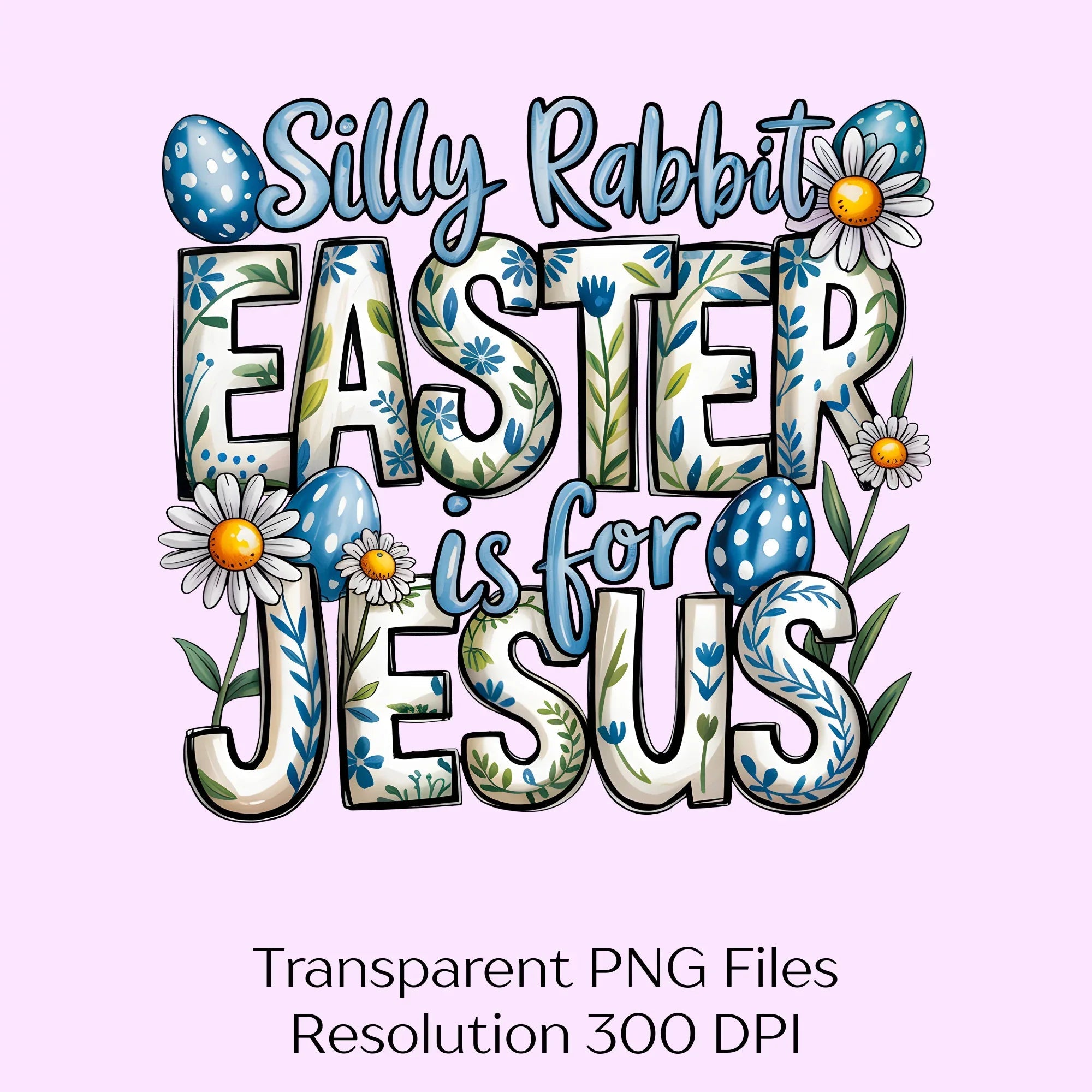 Silly Rabbit Easter Is For Jesus Clipart Bundle - CraftNest - Digital Crafting and Art