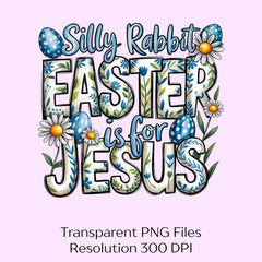 Silly Rabbit Easter Is For Jesus Clipart Bundle - CraftNest - Digital Crafting and Art