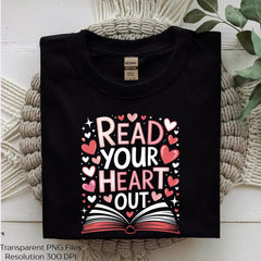 Valentine's Day Reading Book Clipart Bundle - CraftNest - Digital Crafting and Art
