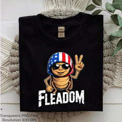 Fleadom 4th of July Peace Insect Clipart Bundle - CraftNest - Digital Crafting and Art