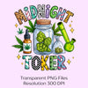 Midnight Toker Cannabis Clipart Bundle