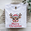 Knitted Merry Christmas Reindeer Clipart Bundle