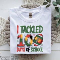 Retro 100 Days of School Clipart Bundle - CraftNest - Digital Crafting and Art