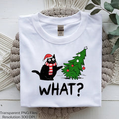 Funny Cat Christmas Tree Clipart Bundle - CraftNest - Digital Crafting and Art