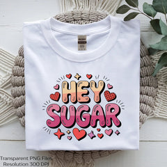 Hey Sugar Retro Funny Valentine's Day Clipart Bundle - CraftNest - Digital Crafting and Art