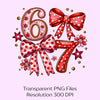 Valentine Coquette Bow Clipart Bundle