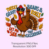 Turkey Gravy Beans Clipart Bundle