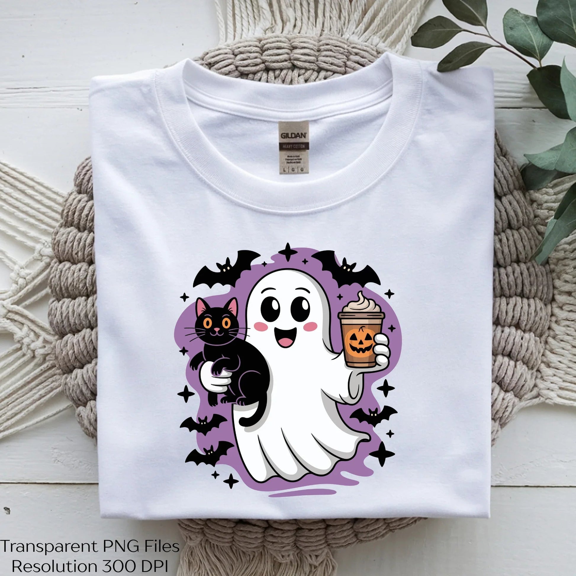 Halloween Ghost and Black Cat SVG Bundle - CraftNest - Digital Crafting and Art