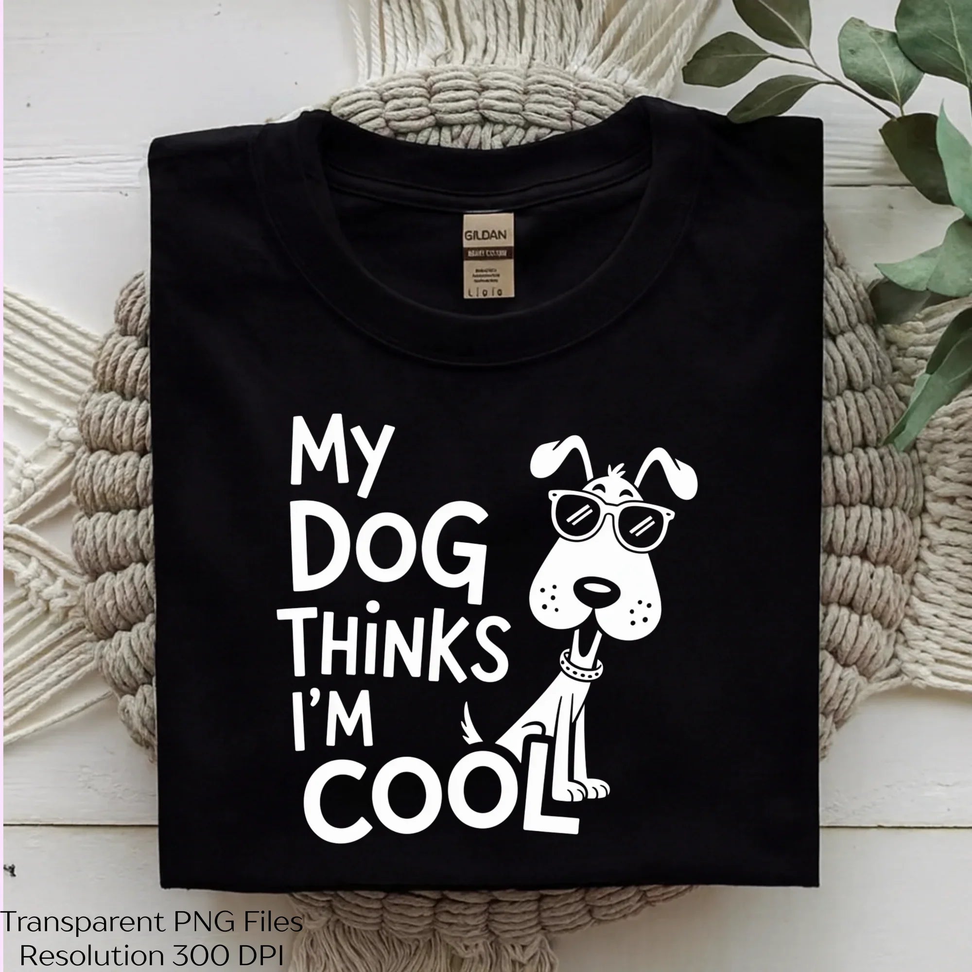 My Dog Thinks I'm Cool Funny Clipart Bundle - CraftNest - Digital Crafting and Art