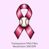 Baseball Ribbon Clipart Bundle