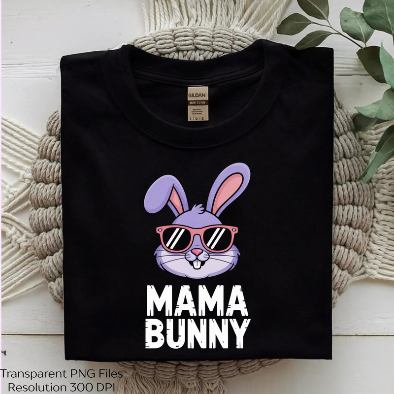 Mama Bunny Cool Mom Clipart Bundle - CraftNest - Digital Crafting and Art