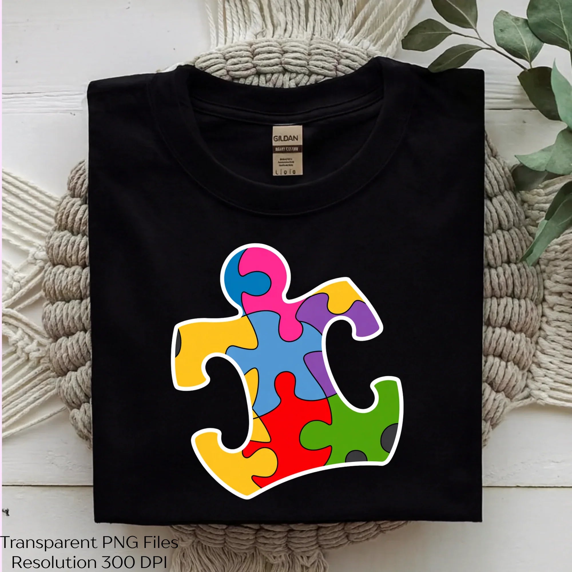 Autism Puzzle Piece Awareness Shirt Clipart Bundle - CraftNest - Digital Crafting and Art