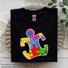 Autism Puzzle Piece Awareness Shirt Clipart Bundle