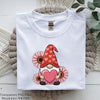 Cute Gnome Holding Heart Clipart Bundle