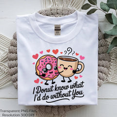 Donut and Coffee Valentine's Day SVG Bundle - CraftNest - Digital Crafting and Art