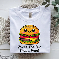 You're the Bun That Wants Burger Pun SVG Bundle - CraftNest - Digital Crafting and Art
