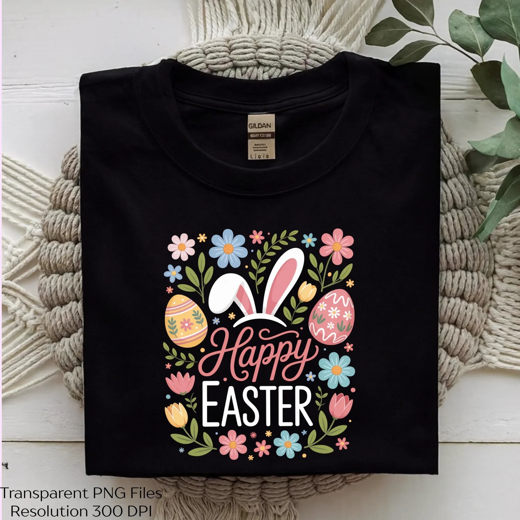 Happy Easter Floral Clipart Bundle - CraftNest - Digital Crafting and Art