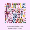 Little Miss First Grade Clipart Bundle