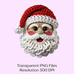 Punch Needle Santa Latch Hook Yarn Clipart Bundle - CraftNest - Digital Crafting and Art