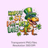 Happy St. Pat Rex Day Clipart Bundle