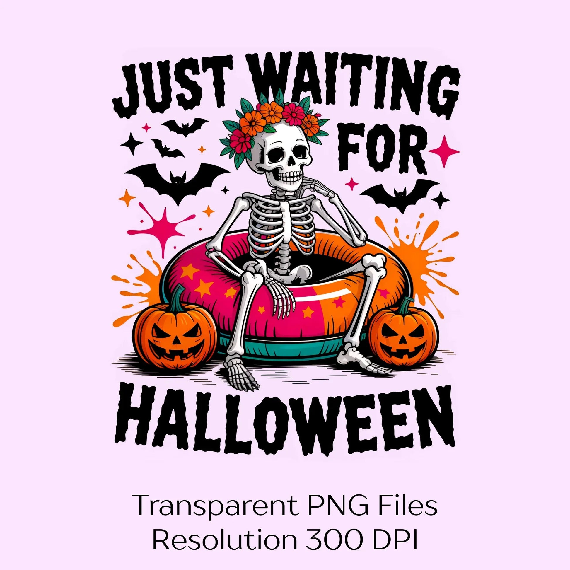Just Waiting For Halloween Clipart Bundle - CraftNest - Digital Crafting and Art