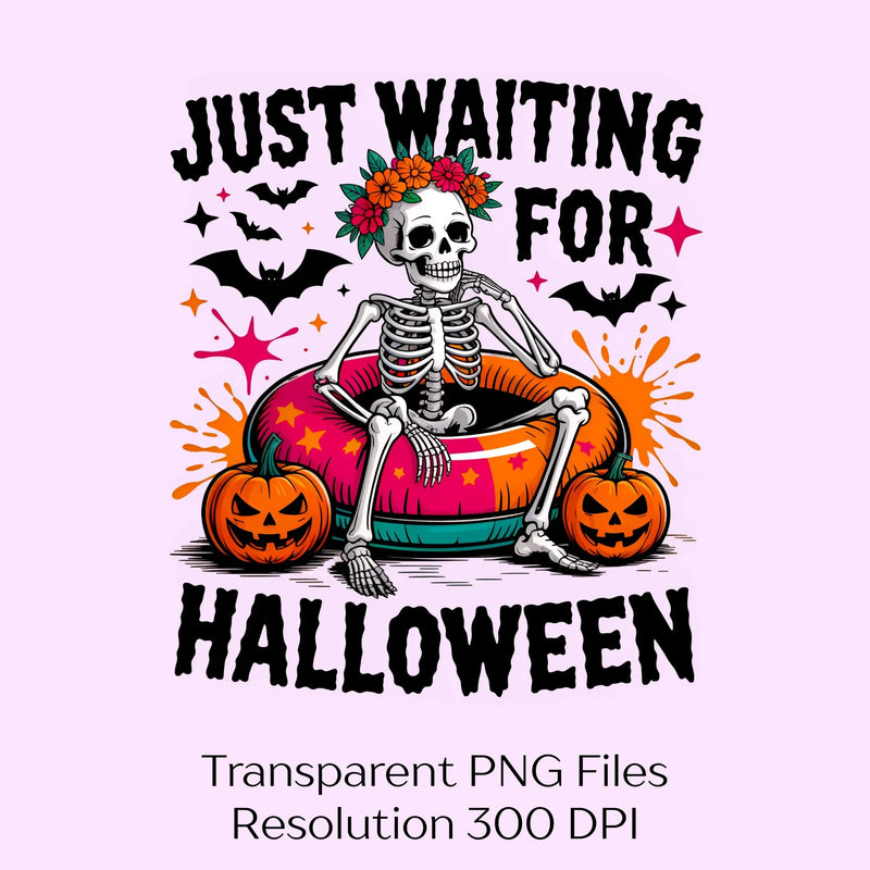 Just Waiting For Halloween Clipart Bundle - CraftNest - Digital Crafting and Art