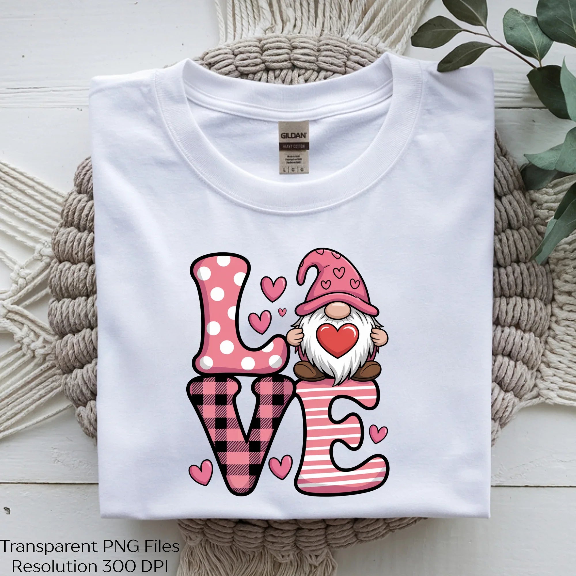 Cute Pink Valentine Gnome Love Clipart Bundle - CraftNest - Digital Crafting and Art