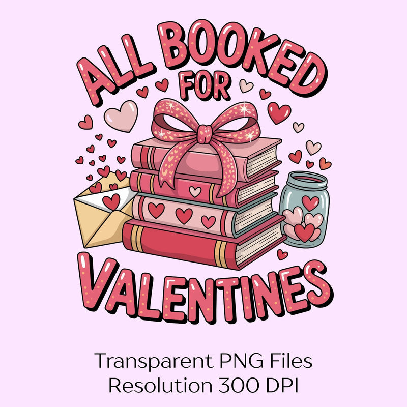 Valentine's Day Clipart Bundle: All Booked Designs - CraftNest - Digital Crafting and Art