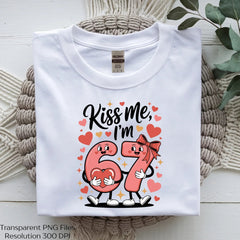 Kiss Me 67 Valentine Day SVG Bundle - CraftNest - Digital Crafting and Art