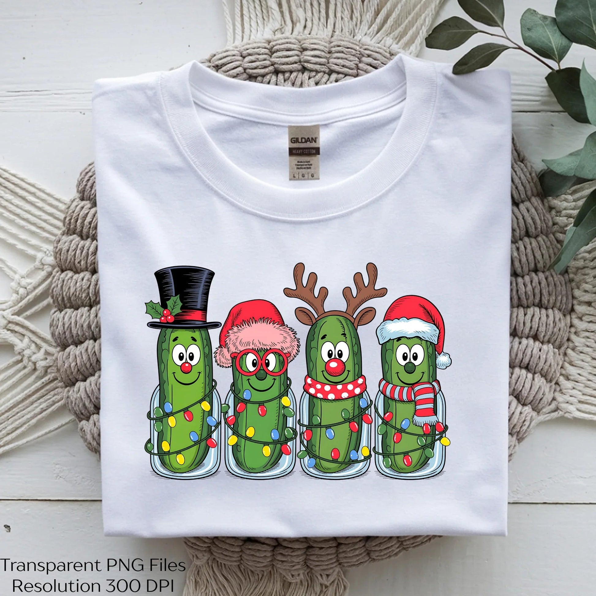 Funny Christmas Pickle Shirt Clipart Bundle - CraftNest - Digital Crafting and Art