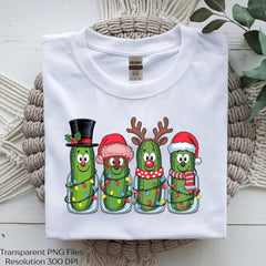 Funny Christmas Pickle Shirt Clipart Bundle - CraftNest - Digital Crafting and Art